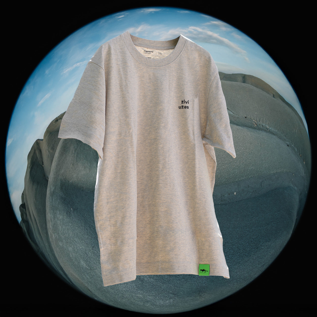 t-shirt 'živi užas'