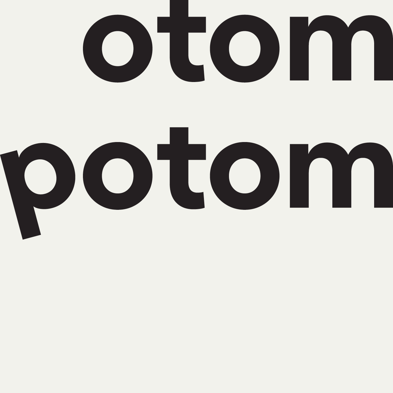 crop top 'otom potom'