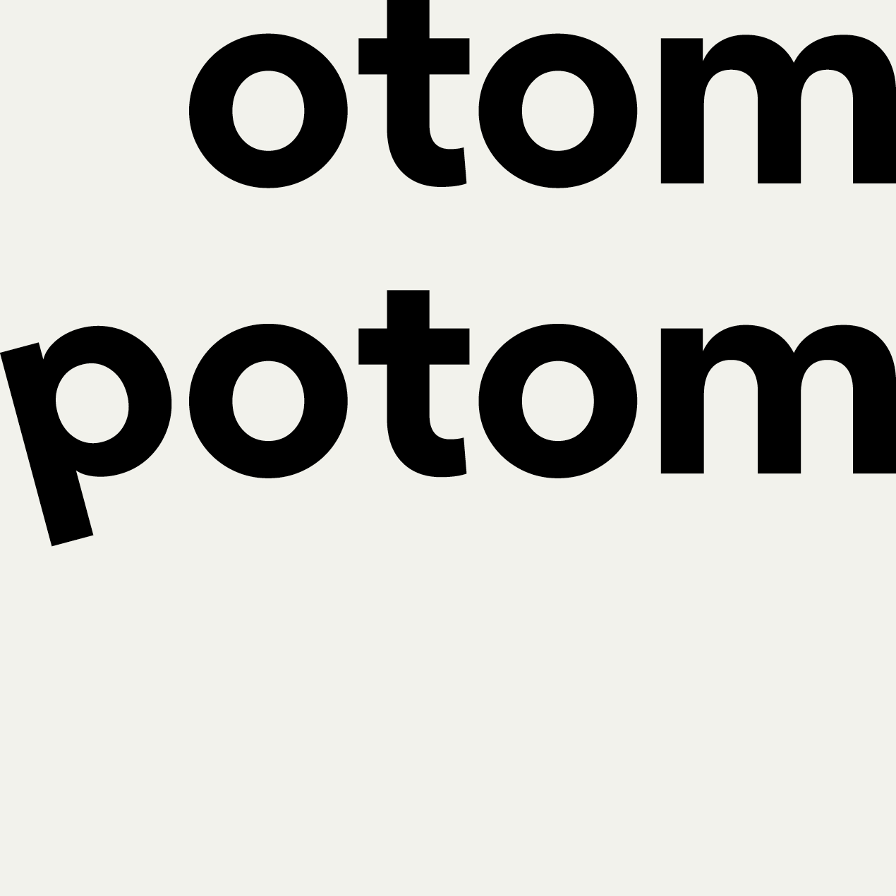 t-shirt 'otom potom'